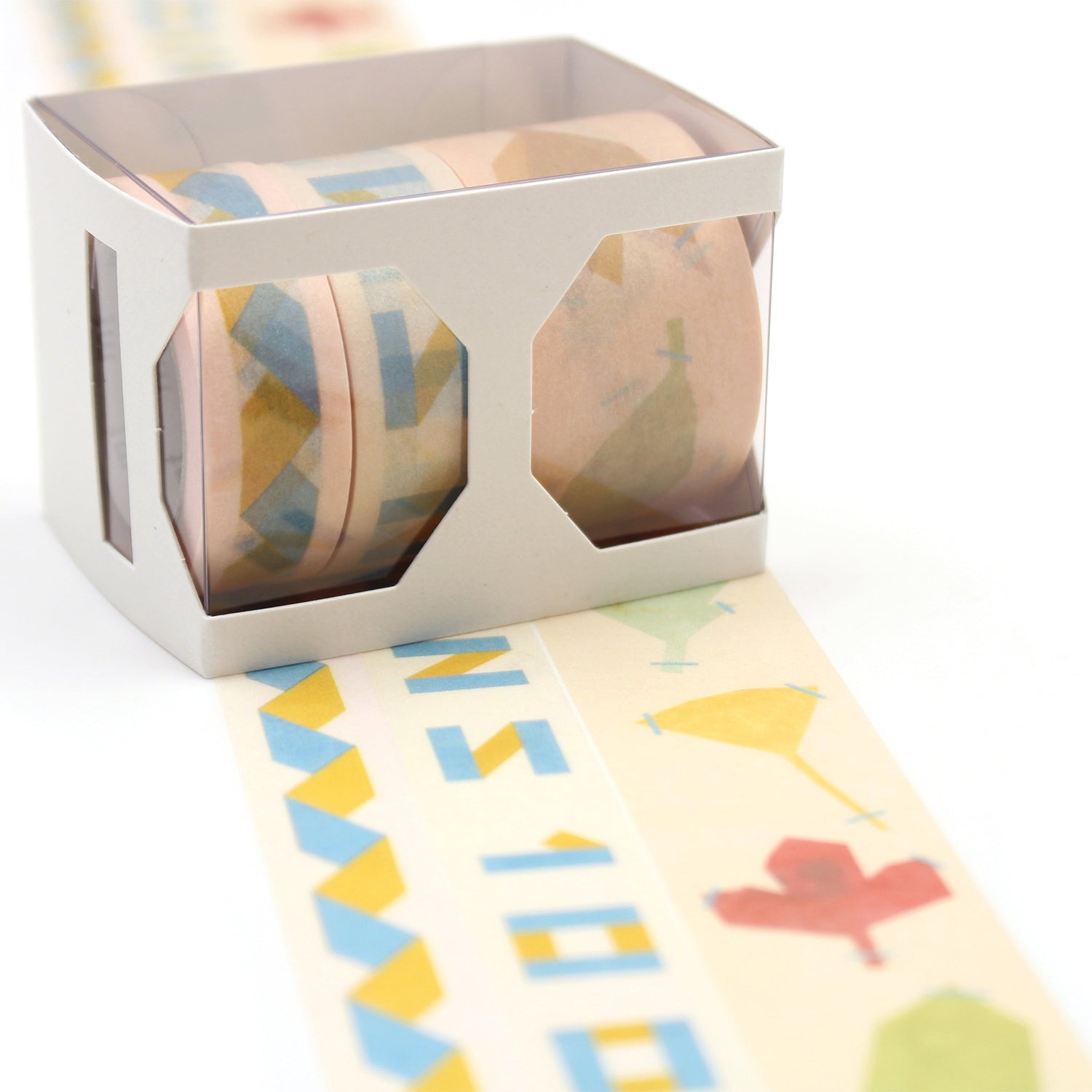 mt 100th Anniversary Sets Washi Tape — Philippe Weisbecker — rolled out on paper