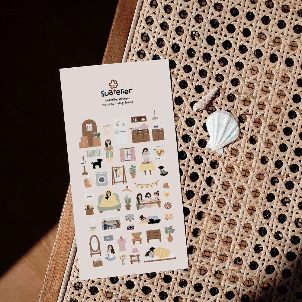 Suatelier Sticker — Vlog Home — sticker detail