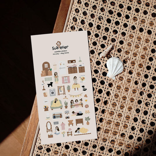 Suatelier Sticker — Vlog Home — sticker detail