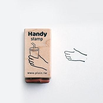 Plain Stationery Handy Stamp (G) — stamped impression