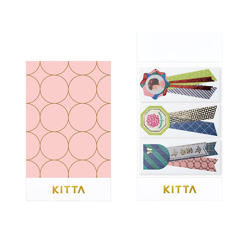 KITTA Washi Tape — Limited Rosset — roll front