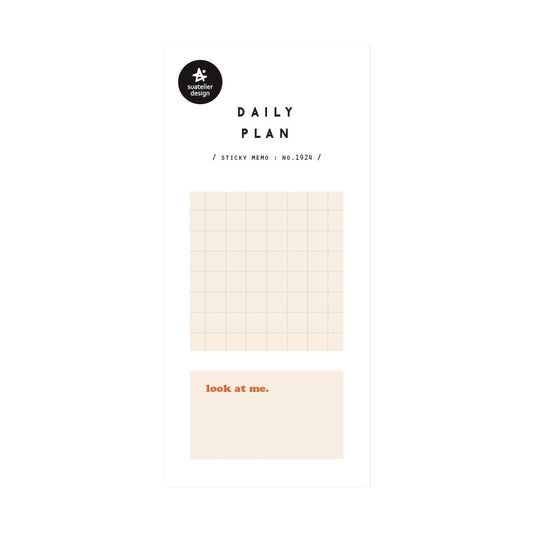 Suatelier Daily Plan 18 Sticky Memo — detail view