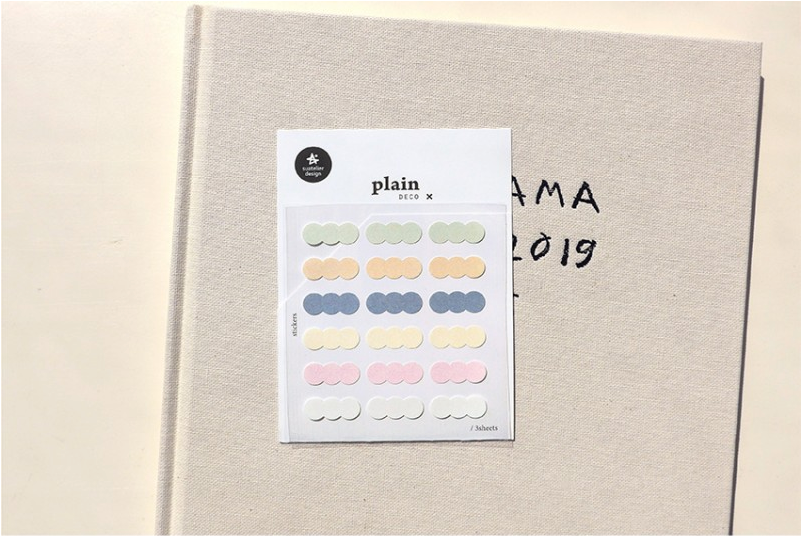 Suatelier Sticker — Plain.71 — with packaging