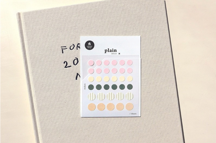 Suatelier Sticker — Plain.70 — with packaging