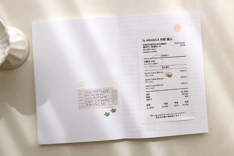 Suatelier Sticker — Plain.70 — flat lay