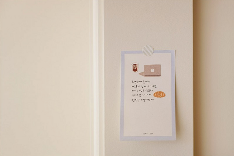 Suatelier Sticker — Small Happiness — close-up
