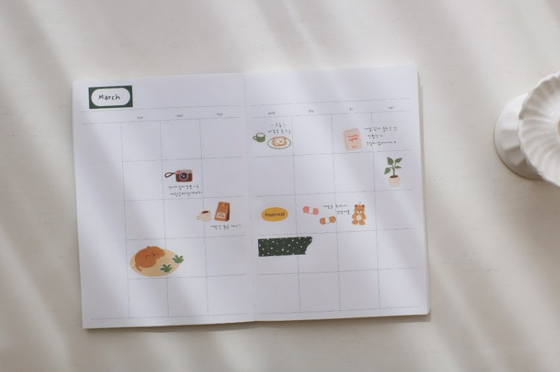 Suatelier Sticker — Small Happiness — sheet front