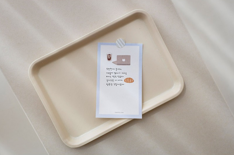 Suatelier Sticker — Small Happiness — applied in a journal