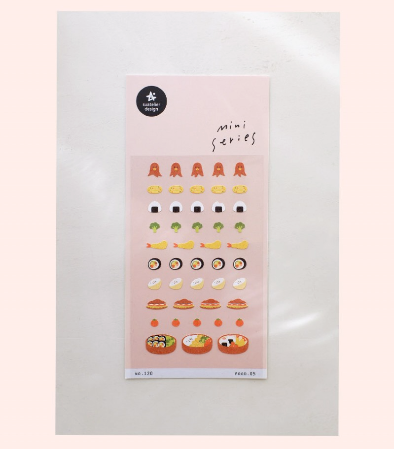 Suatelier Sticker Mini Series Food.05 — Bento — sticker detail