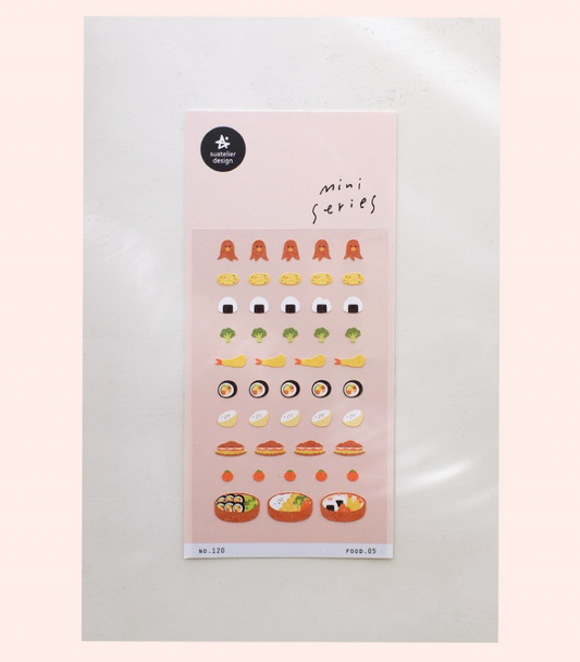 Suatelier Sticker Mini Series Food.05 — Bento — sticker detail