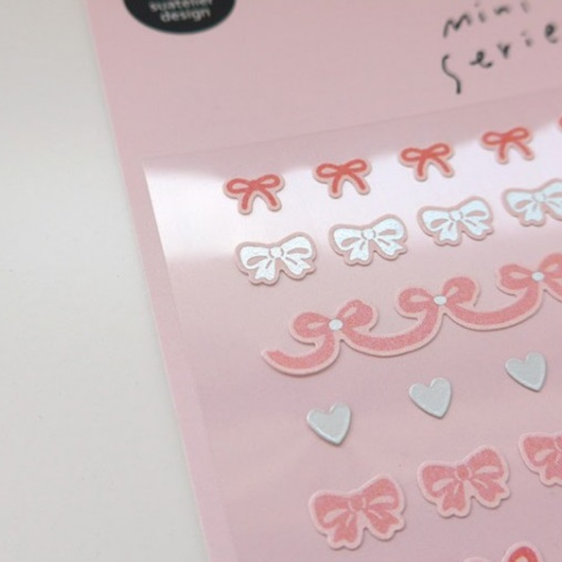 Suatelier Mini Series Sticker — Deco.13 Ribbon — close-up