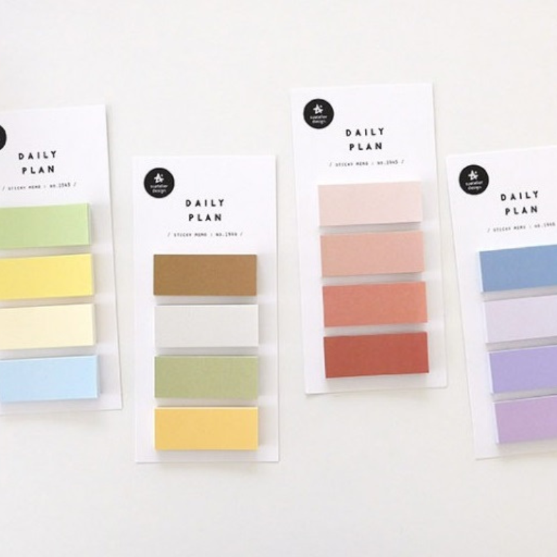 Suatelier Sticky Memo — Daily Plan 32 — with packaging