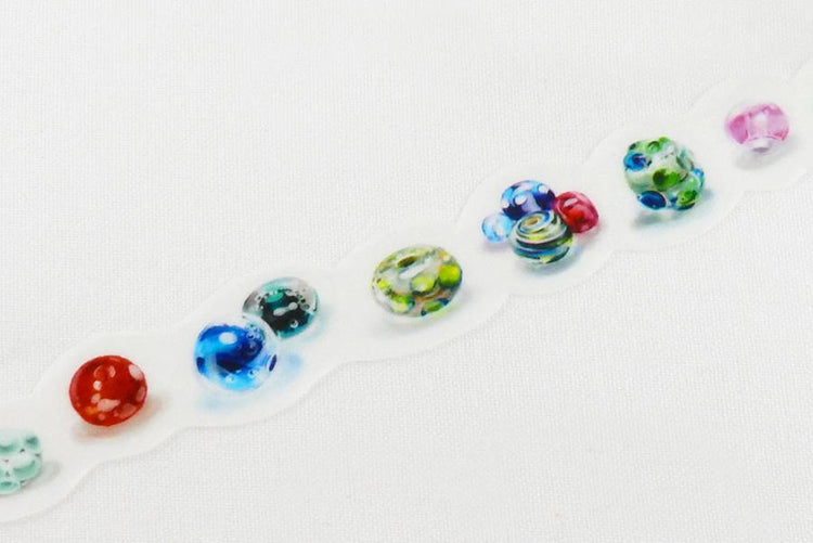Round Top x Yano Design Summer, Tombo-dama (beads) washi tape (YD-MK-036) | Washi Wednesday