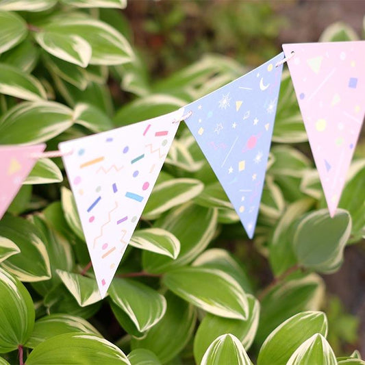 D'Won Bunting — Party Flag — front view