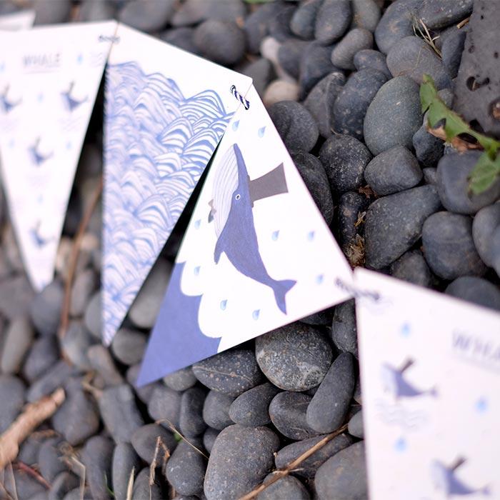 D'Won Bunting — Whale Flag — front view