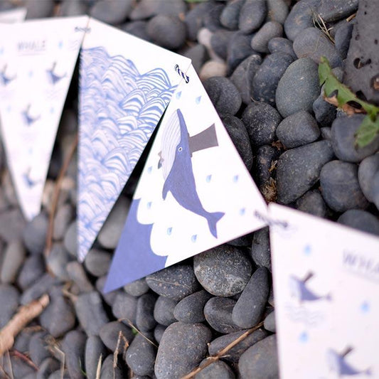 D'Won Bunting — Whale Flag — front view