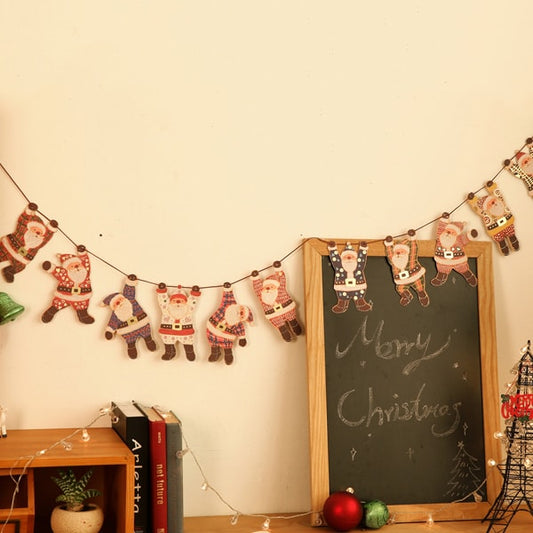 D'Won Bunting — Santas — front view