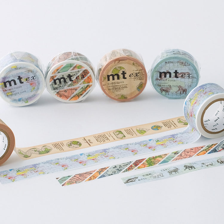 MT EX Washi Tape Map Stripes