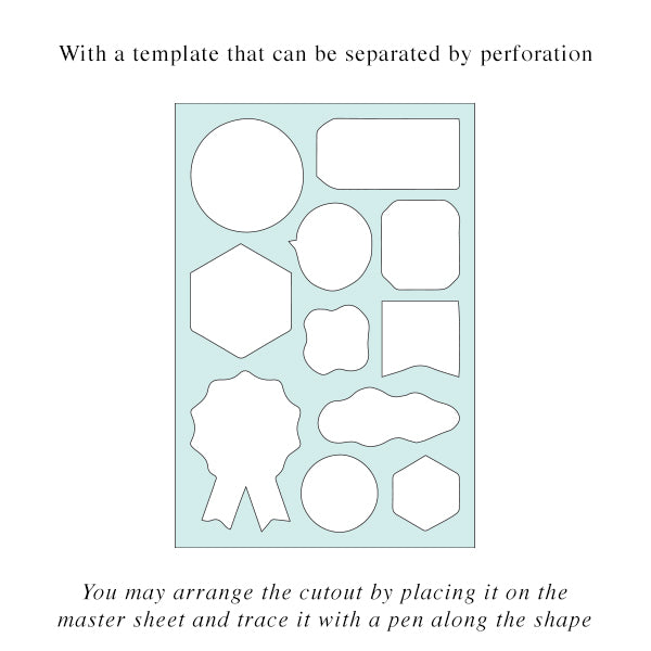 Hitotoki Masking Tape Book (Postcard Size) Plane — size reference