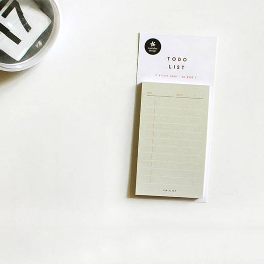 Suatelier Sticky Memo To Do List — front view
