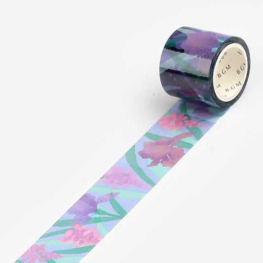 BGM Clear Tape — Iris — pattern detail