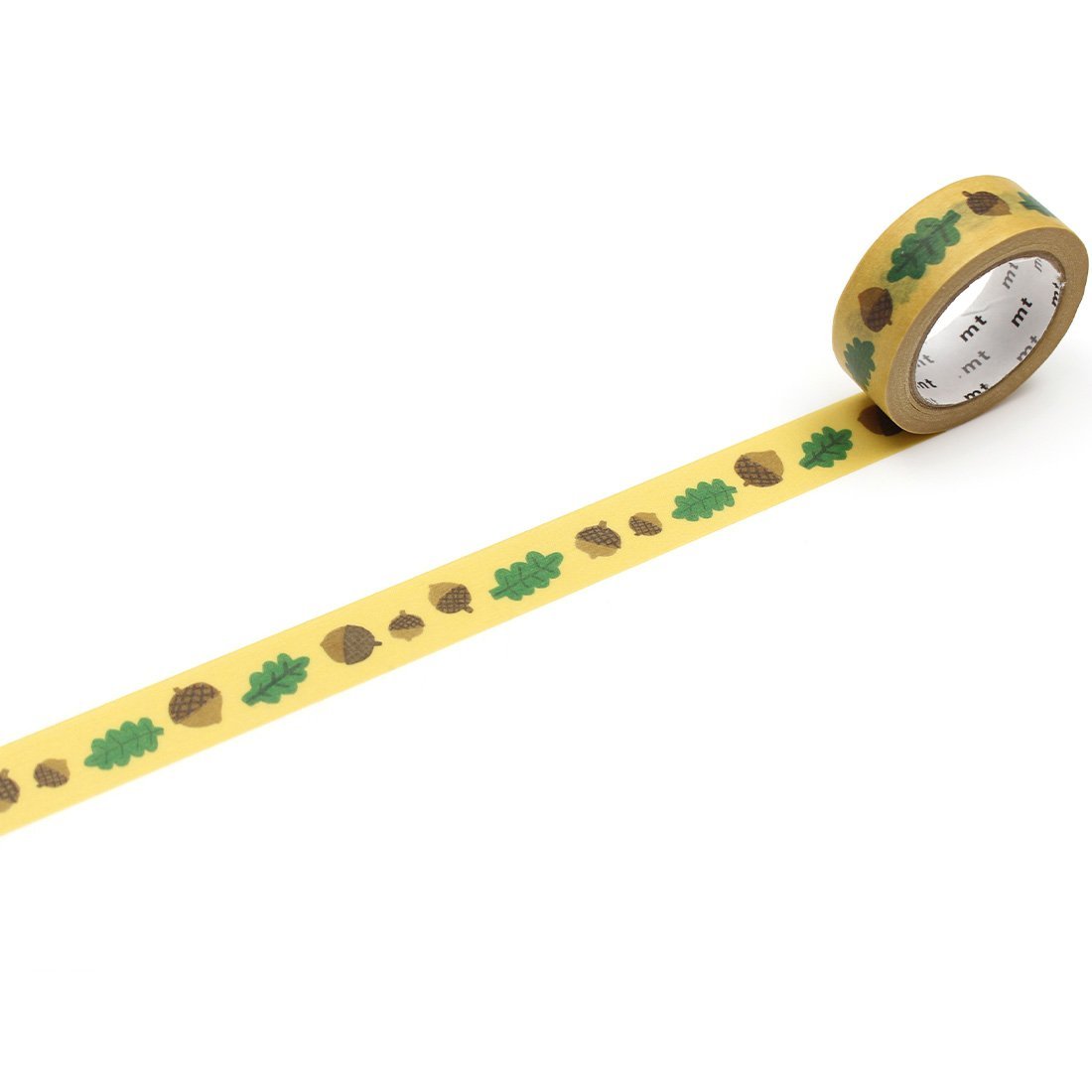 mt x Donna Wilson Washi Tape — Leaves And Acorns — pattern detail