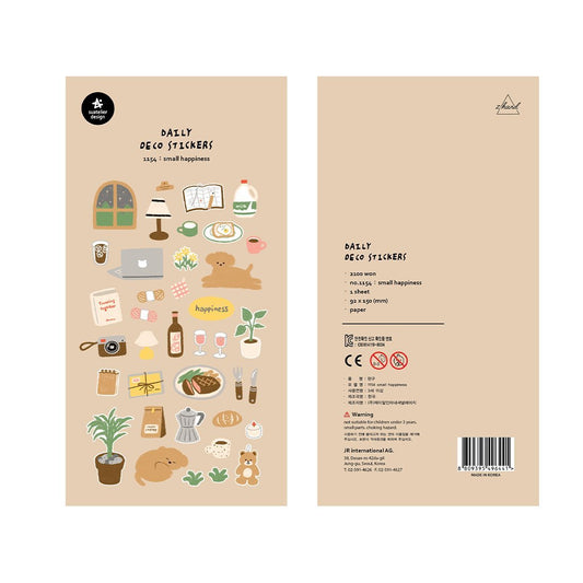 Suatelier Sticker — Small Happiness — sheet front