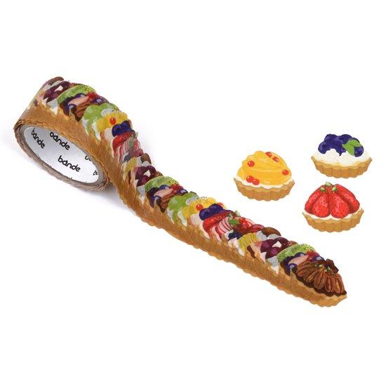 Bande Washi Roll Sticker Tart — sheet front