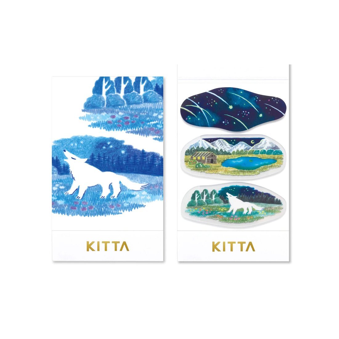 KITTA Clear Tape — Night Sky — roll front