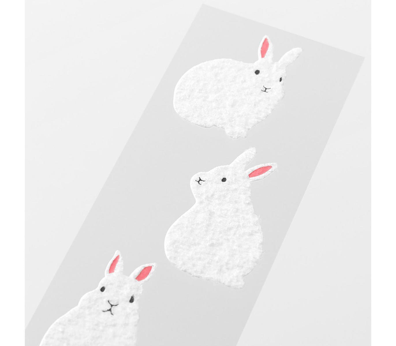 Midori Letter Set with Stickers — Rabbit — detail view