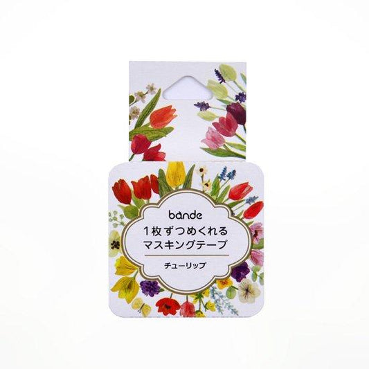 Bande Washi Roll Sticker Tulip — sticker detail