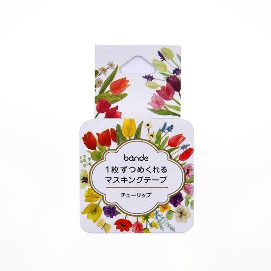 Bande Washi Roll Sticker Tulip — sticker detail
