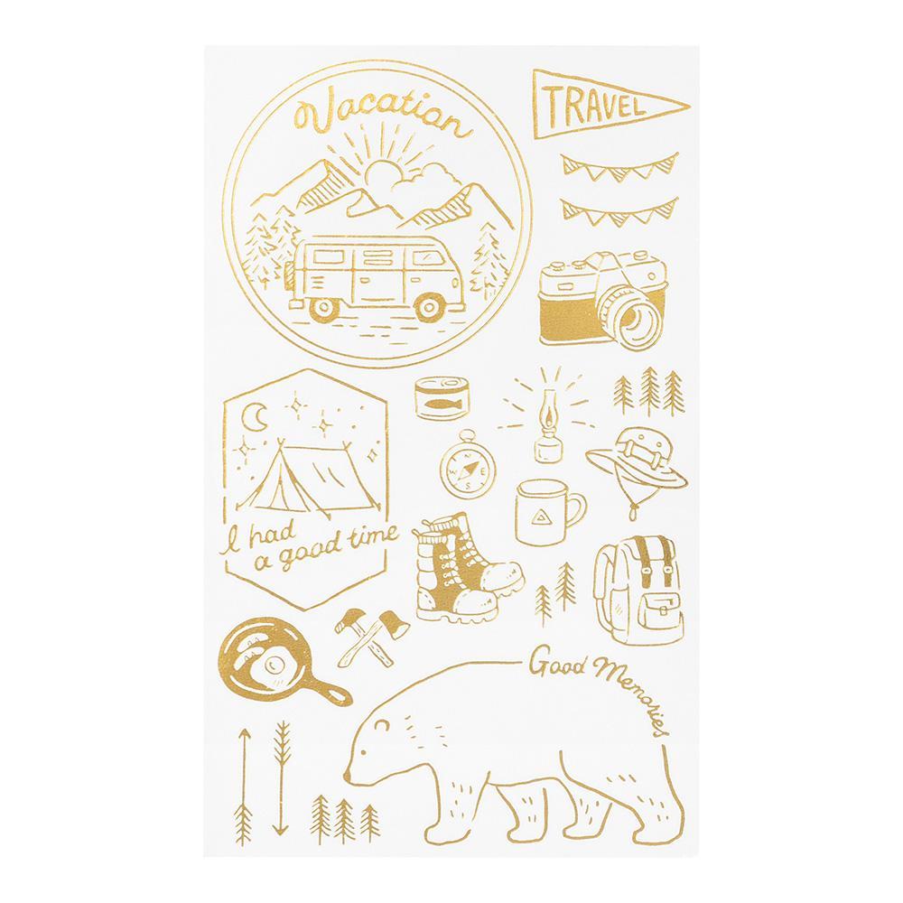 Midori Foil Transfer Sticker — Outdoor — sticker detail