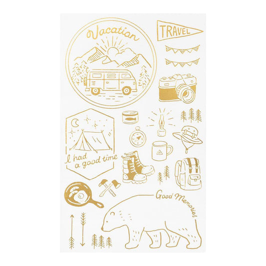 Midori Foil Transfer Sticker — Outdoor — sticker detail