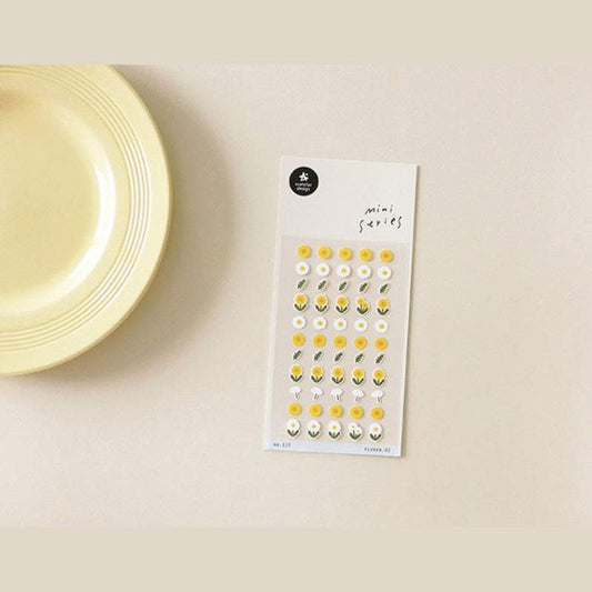 Suatelier Sticker — Flower.02 (Yellow) — sticker detail