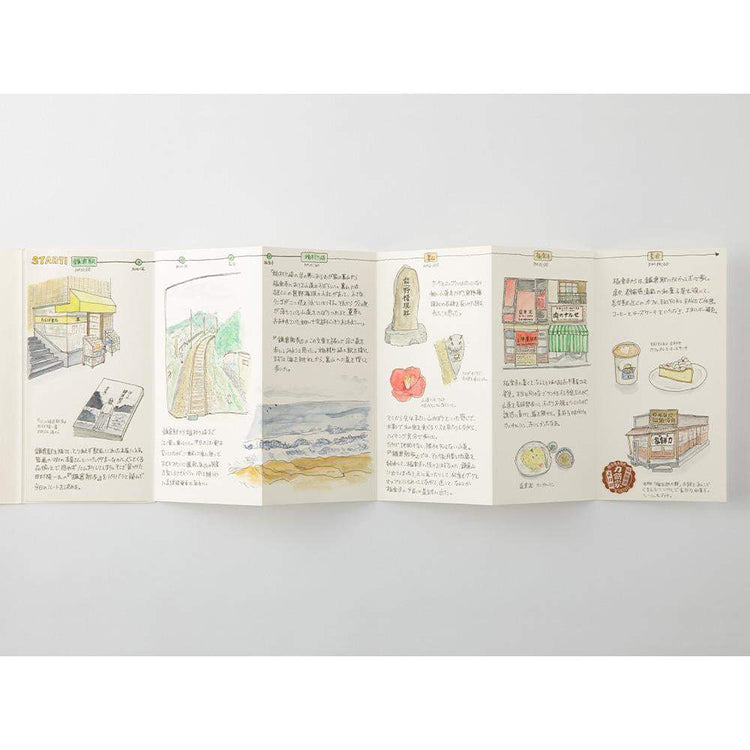 Traveler's Notebook Refill — Accordion Fold Paper — flat lay