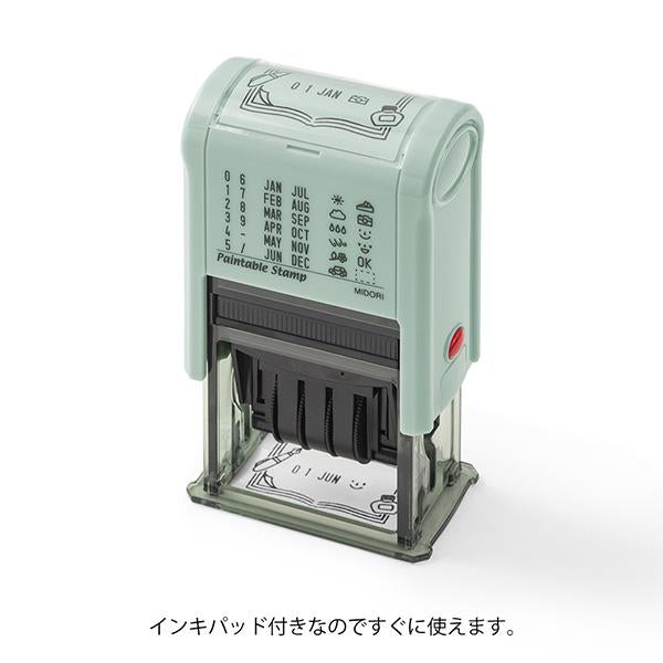 Midori Paintable Rotating Date Stamp — Stationery — stamped impression