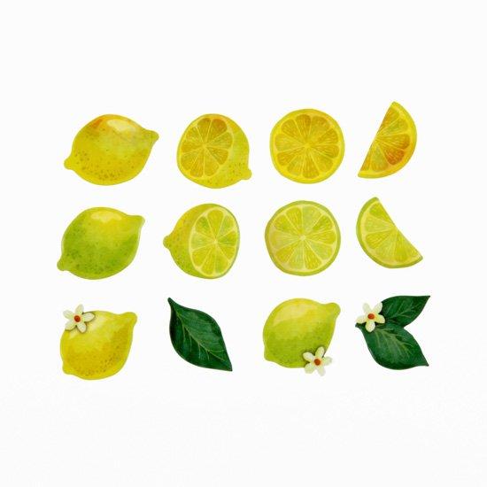 Bande Washi Roll Sticker Lemon & Lime
