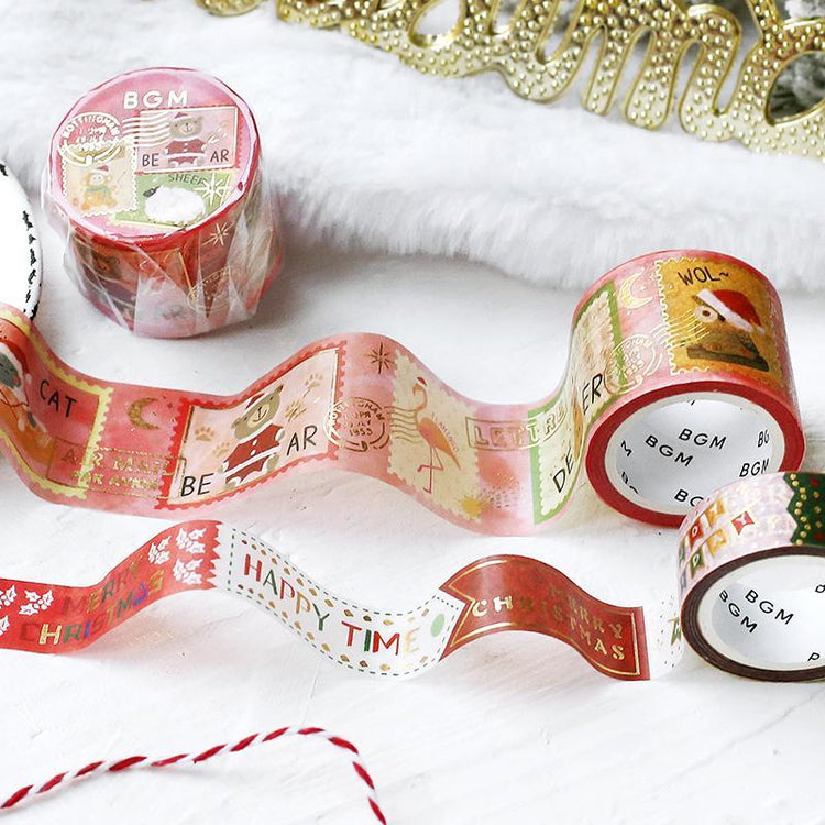BGM Christmas Limited Message Masking Tape