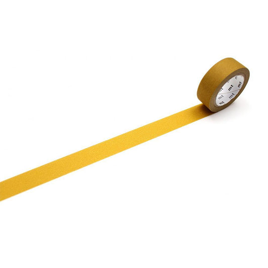 mt Basic Washi Tape — Matte Mustard 7m — pattern detail
