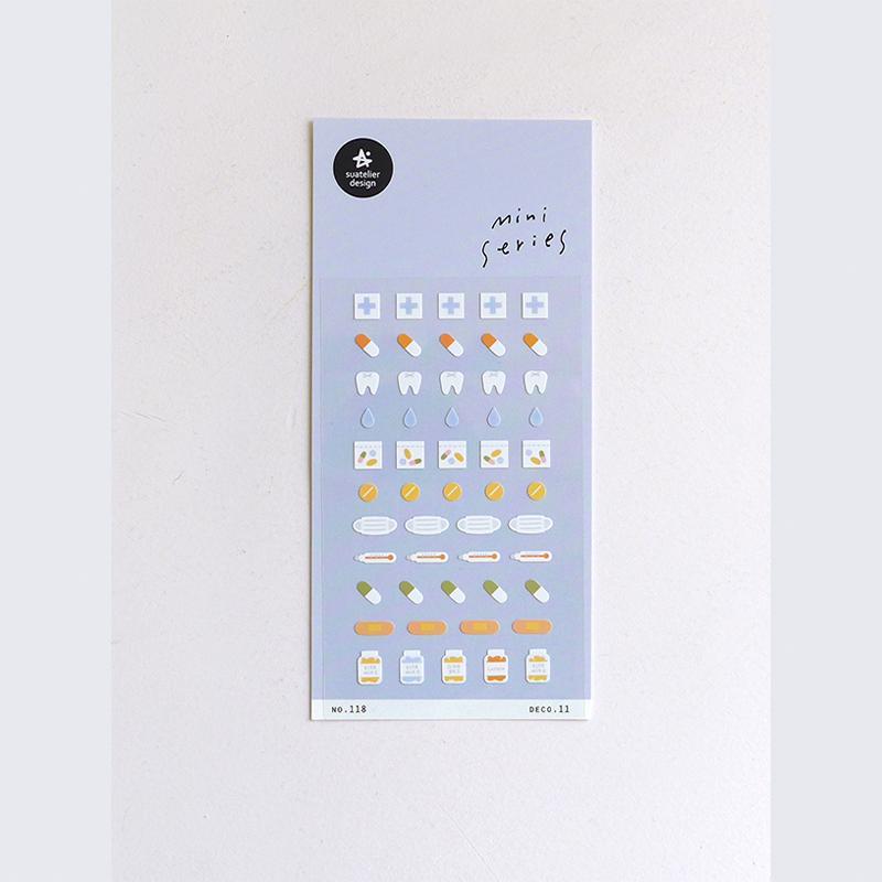 Suatelier Sticker — Deco.11 Health Mini Series — sticker detail