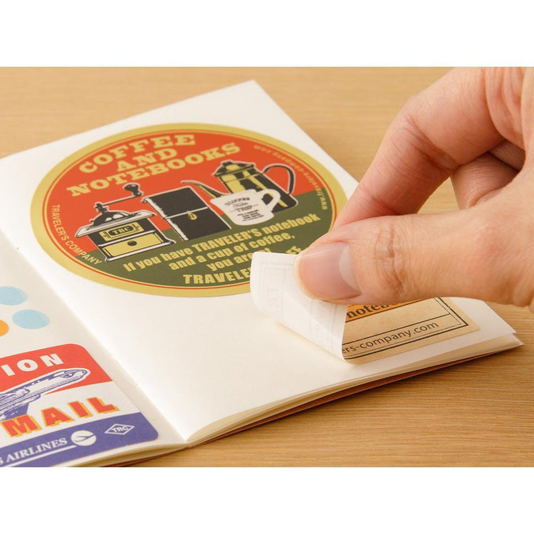 Traveler's Notebook Passport Size Refill Sticker Release Paper