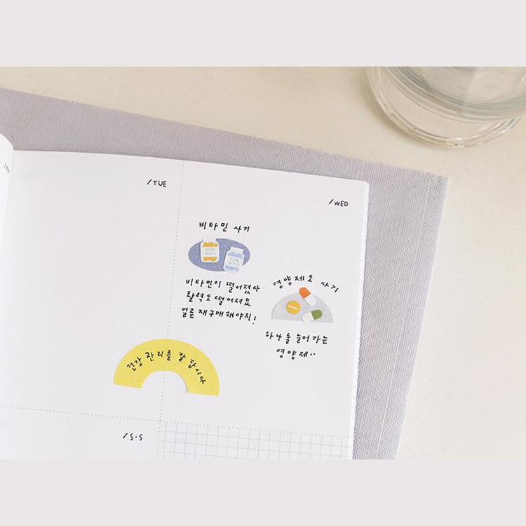 Suatelier Sticker — Deco.11 Health Mini Series — close-up