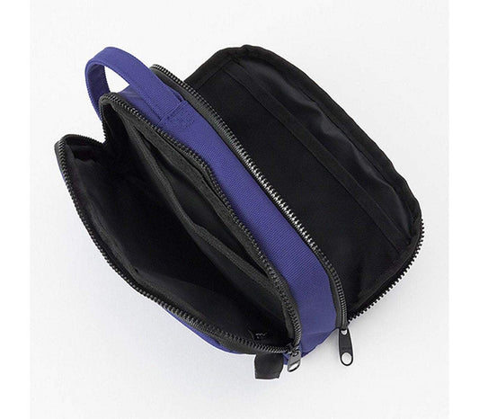 Midori 2 Way Pouch Cordura — Blue — detail view