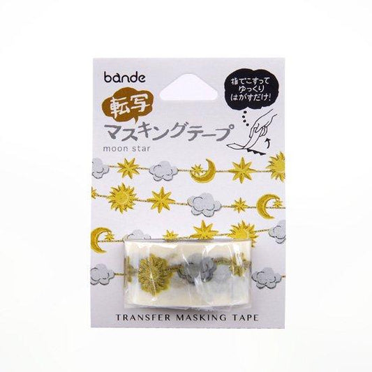 Bande Transfer Masking Tape Moon Star — pattern detail