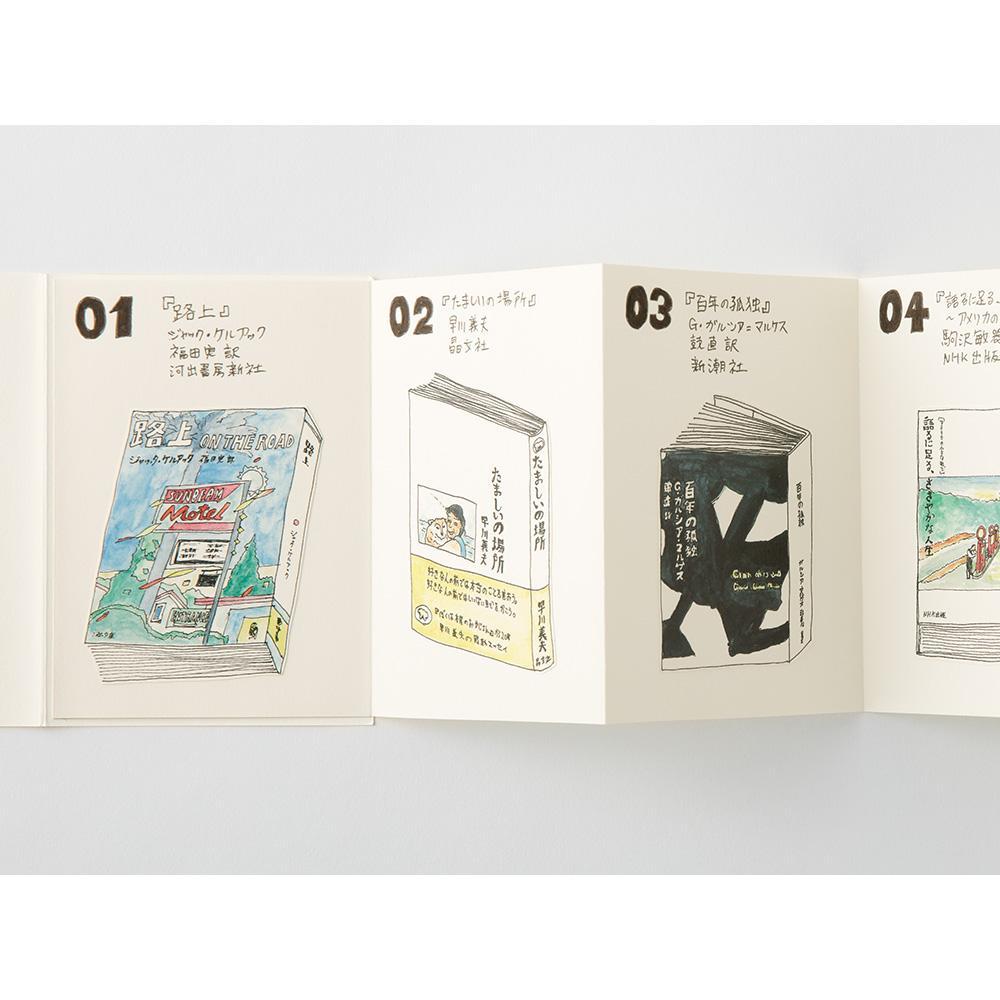 Traveler's Notebook Refill (Passport Size) — Accordion Fold Paper — flat lay