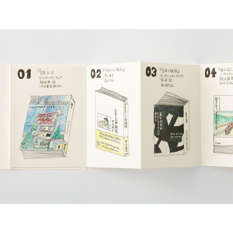 Traveler's Notebook Refill (Passport Size) — Accordion Fold Paper — flat lay