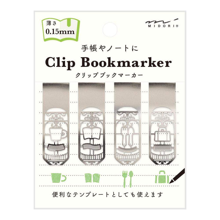 Midori Clip Bookmarker — flat lay
