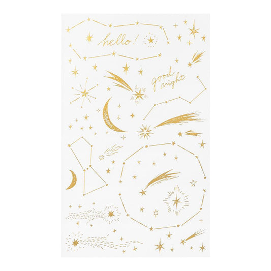 Midori Foil Transfer Sticker — Star — sticker detail