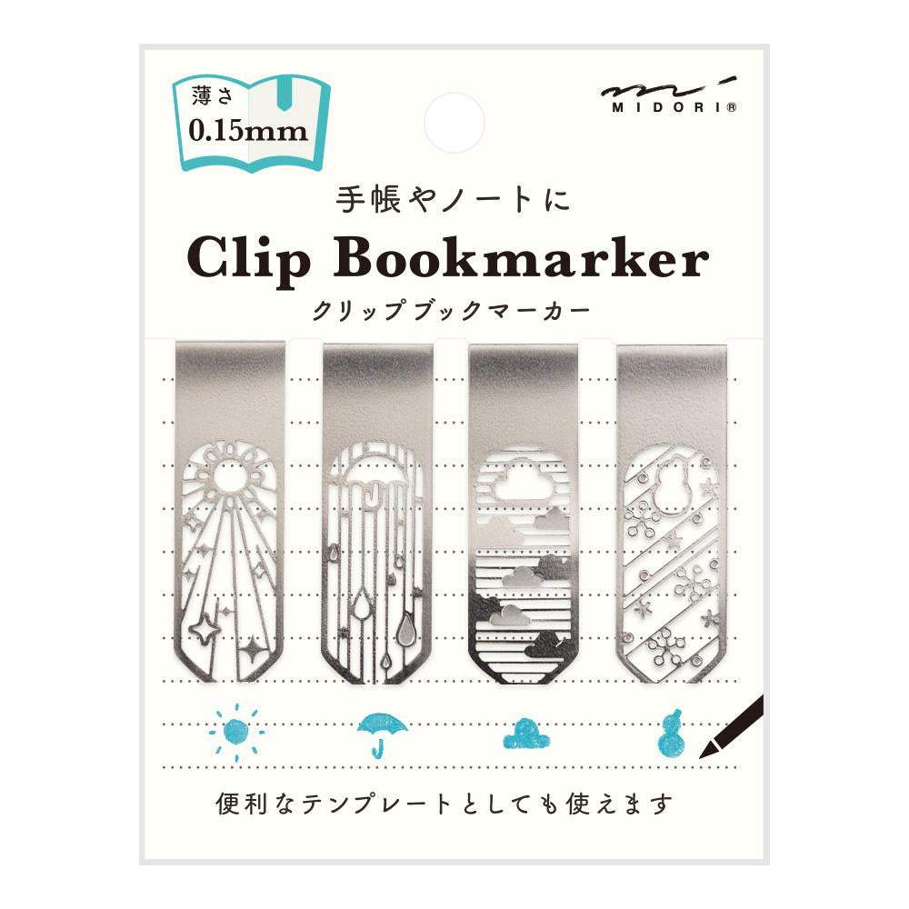 Midori Clip Bookmarker — with packaging